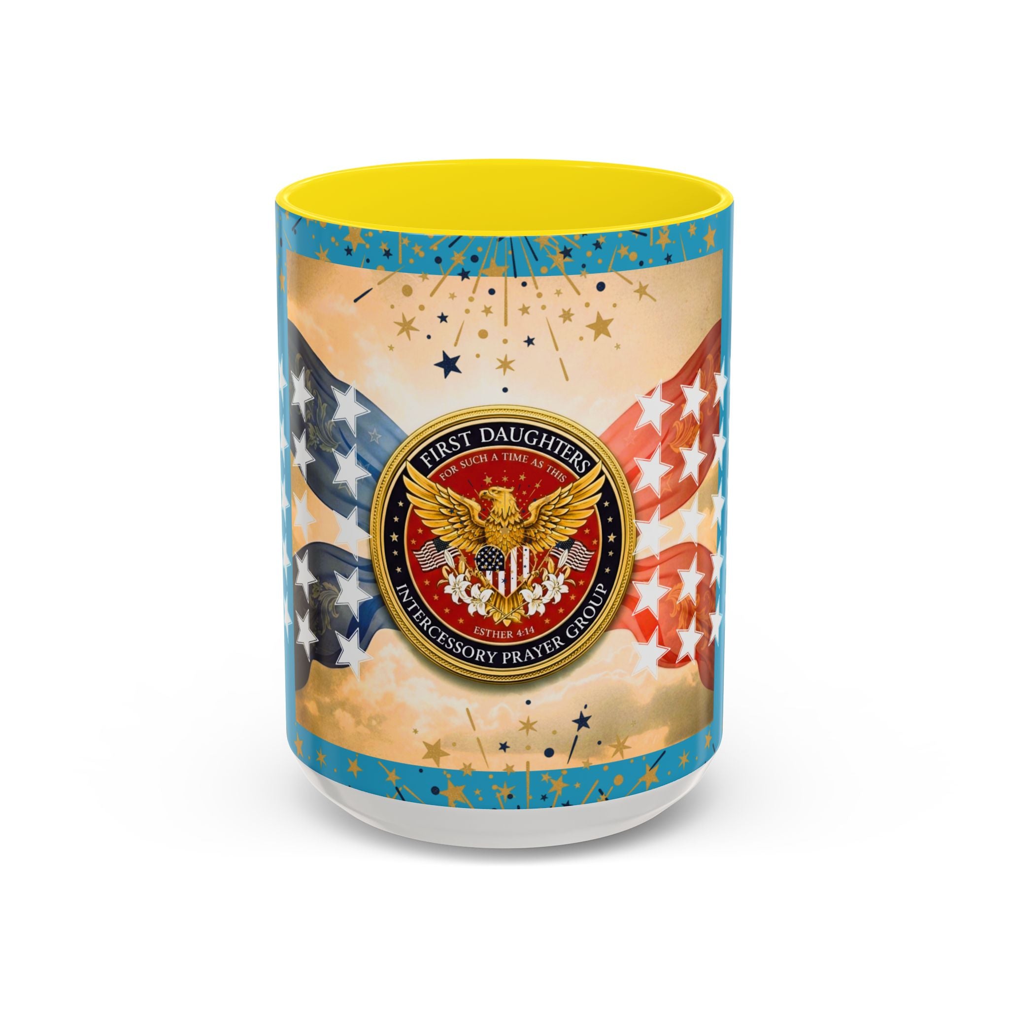 America The Beautiful Heirloom Heritage "Freshman Series" 15 Oz Color Pop Mug