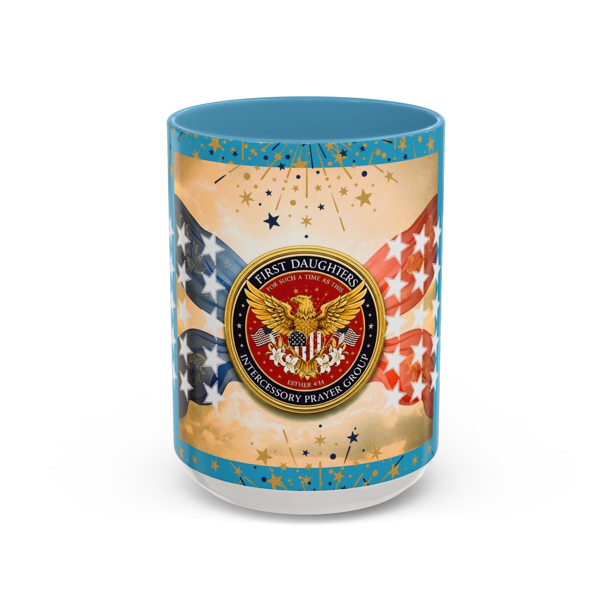 America The Beautiful Heirloom Heritage "Freshman Series" 15 Oz Color Pop Mug