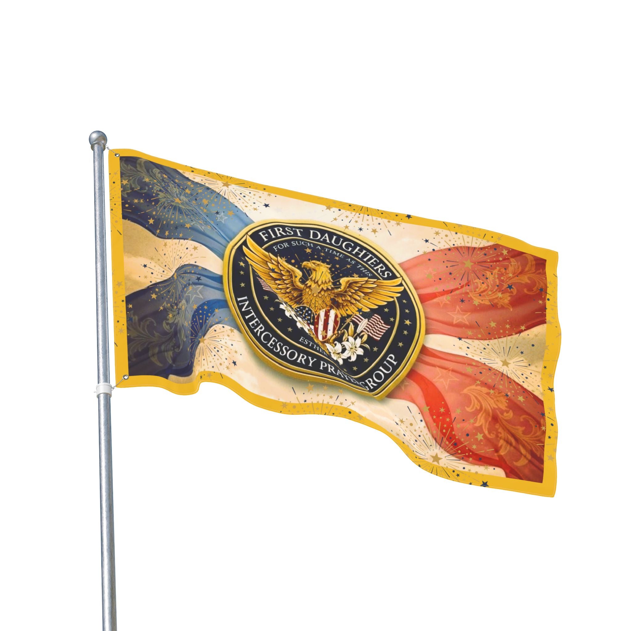 "America The Beautiful" Special Edition Heritage Flag I A Banner for Such a Time as This, Gold