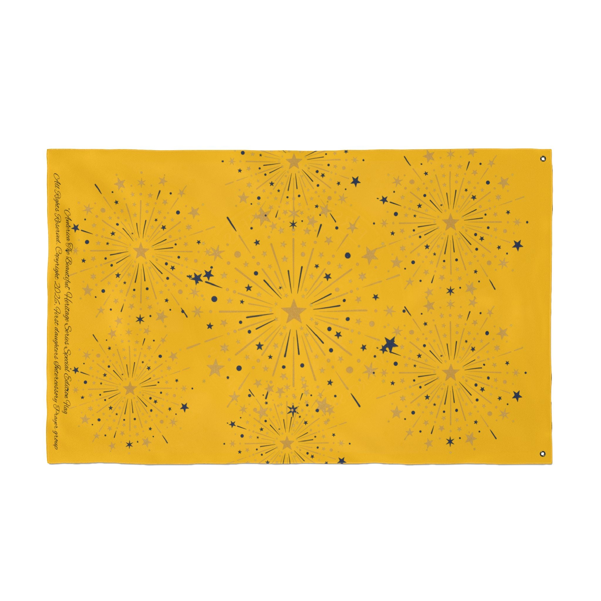 "America The Beautiful" Special Edition Heritage Flag I A Banner for Such a Time as This, Gold